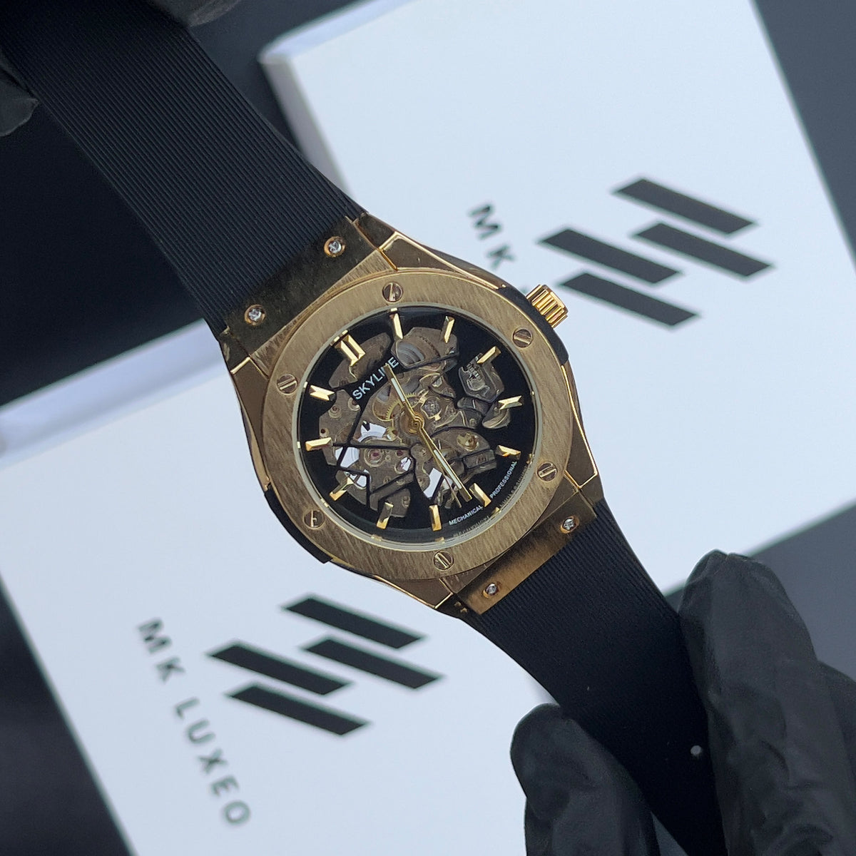 Skeleton Watch Full Automatic Mechanical Movement