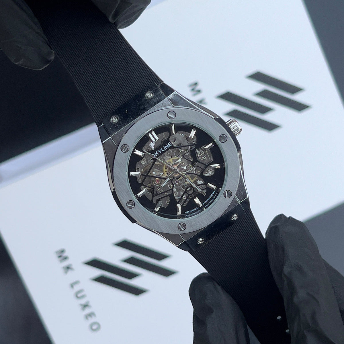 Skeleton Watch Full Automatic Mechanical Movement