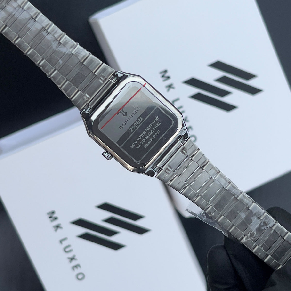 Men’s Square Watch | Date Display