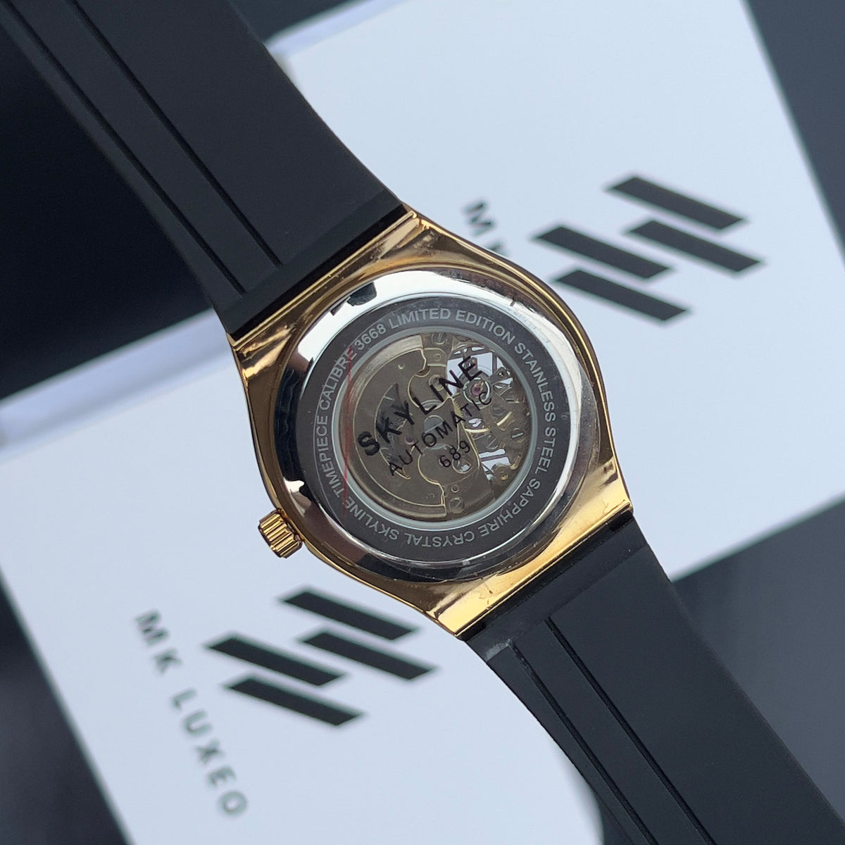 Skeleton Watch Full Automatic Mechanical Movement