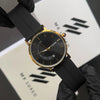 Luxury Ultra Slim Watch – Gold Accent Edition