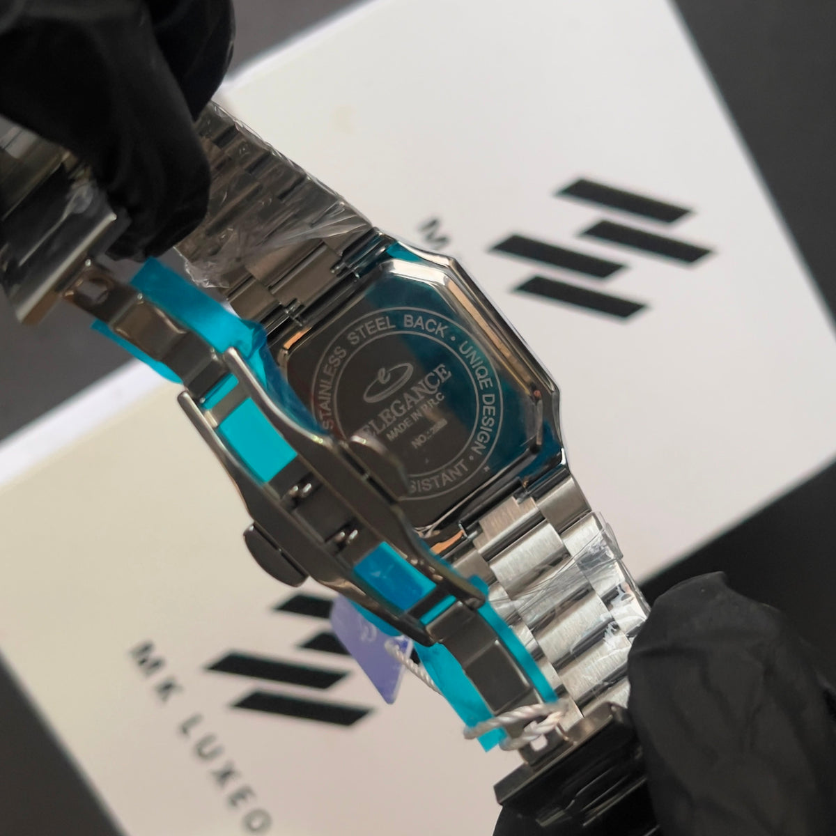Octagonal Stainless Steel Watch – Contemporary Luxury