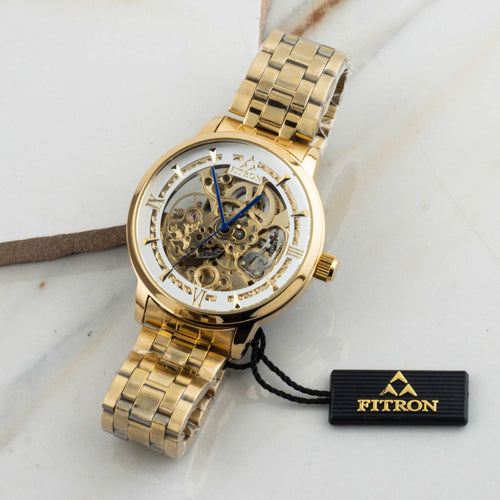 Automatic Mechanical Watch With Stainless Steel Chain
