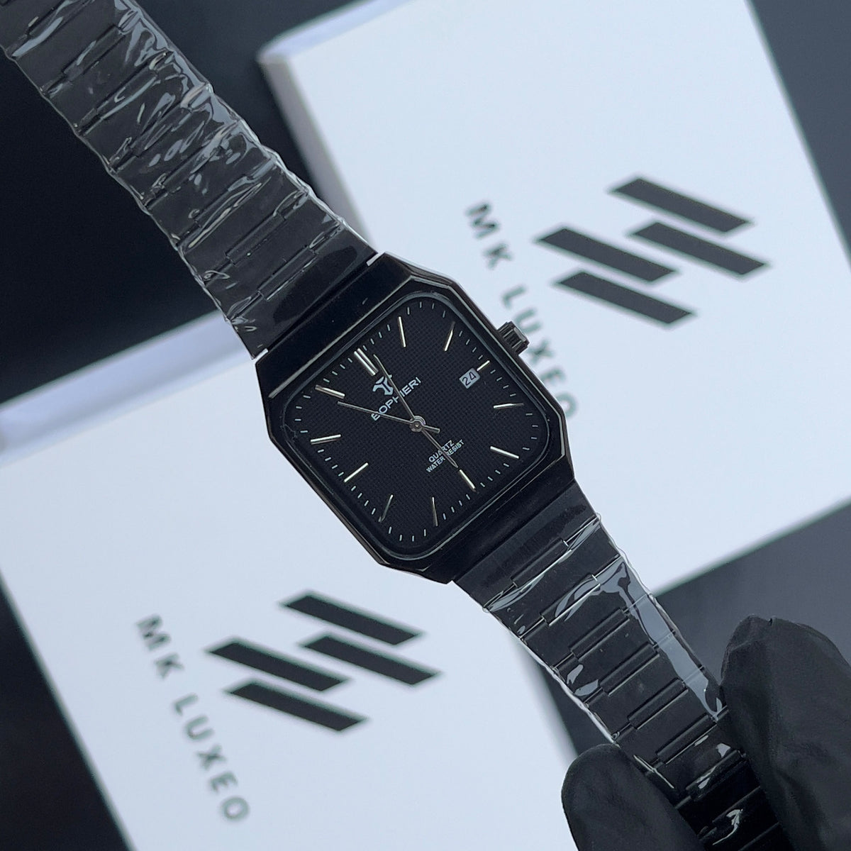 Men’s Square Watch | Date Display