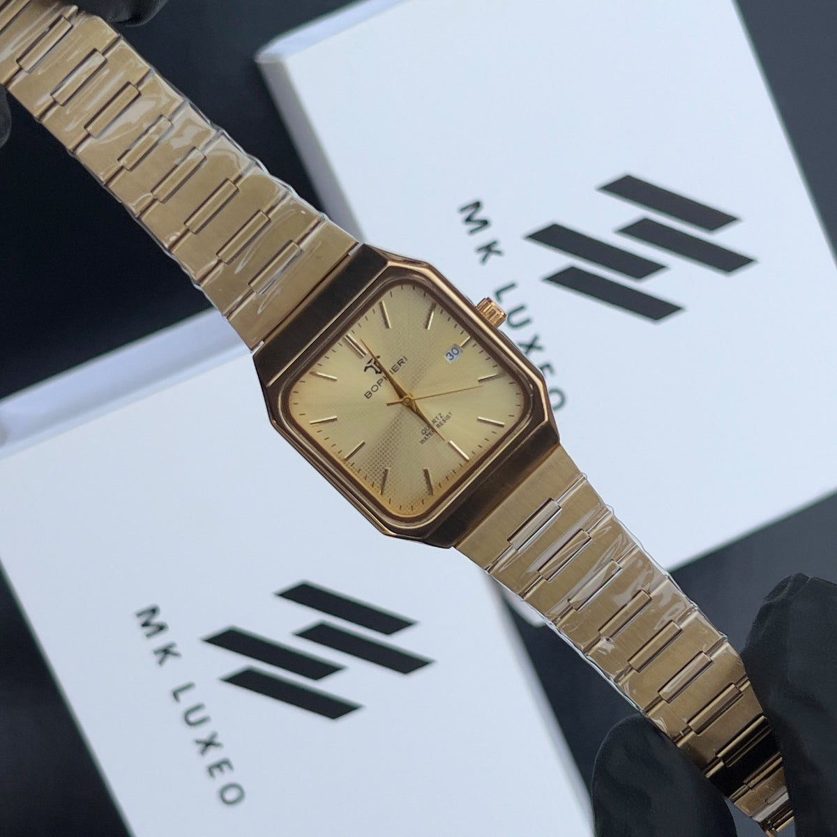 Men’s Square Watch | Date Display