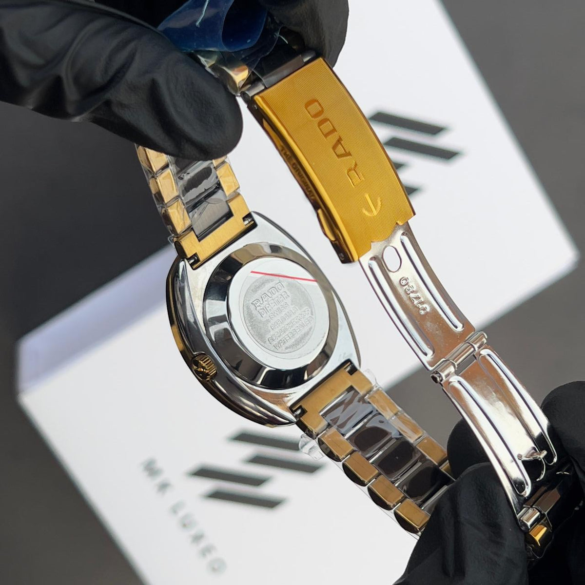 Rado Black & Gold Round Watch
