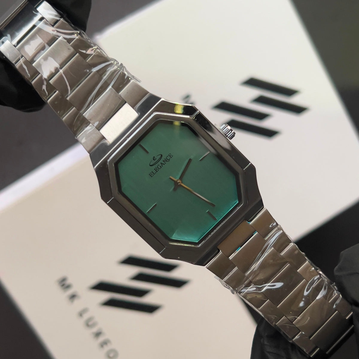 Octagonal Stainless Steel Watch – Contemporary Luxury